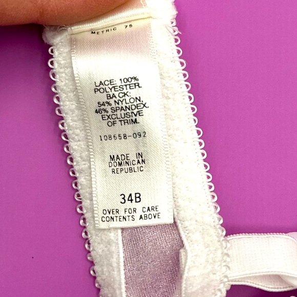 Victoria’s Secret Demi Lace Miracle-White- 34B Vintage NWT - Picture 7 of 7